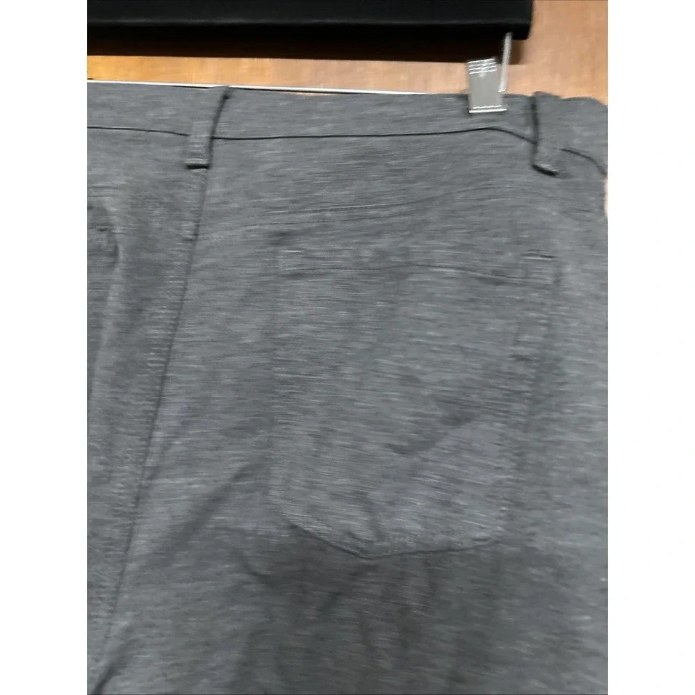 Gloria Vanderbilt Khaki Unltd Pants Woman 16 Grey Mid Rise Stretch Outdoor Work - Picture 11 of 16